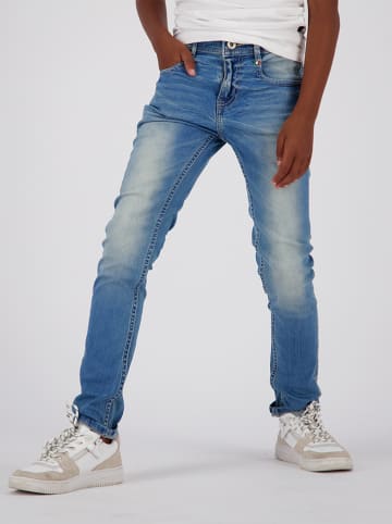 Dżinsy "Apache" - Skinny fit - w kolorze niebieskim