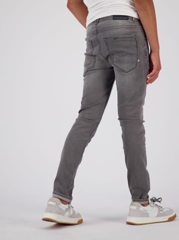 Spijkerbroek - skinny fit - grijs