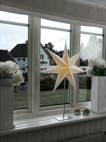 Standleuchte "Sensy" in Creme - (B)54 x (H)78 cm