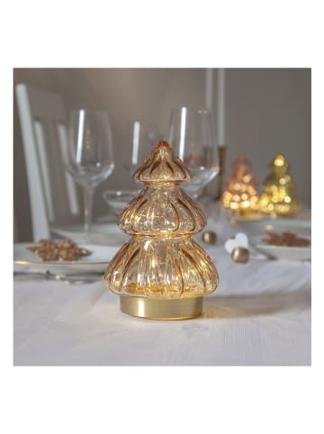Decoratief ledfiguur "Abete" beige - (H)18 cm