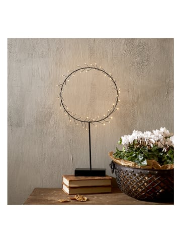 Ledkrans zwart - (B)30 x (H)48 cm