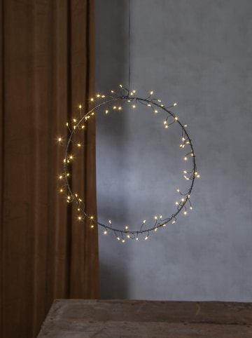 Dekoracyjna zawieszka LED w kolorze czarnym - Ø 30 cm