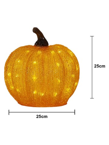 Figurka dekoracyjna LED w kolorze pomarańczowym - Ø 25 cm