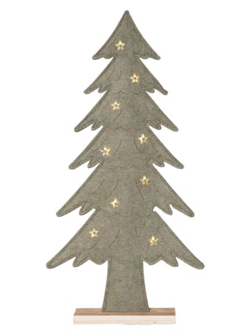 LED-Dekobjekt "Fabbe"  in Khaki - (B)19 x (H)36 cm