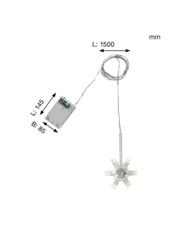 Ledlichtketting "Lighty" transparant - (L)150 cm