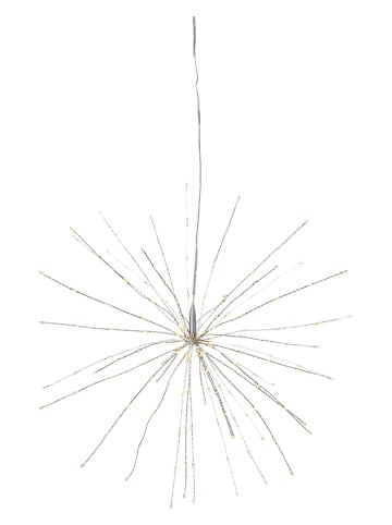3D-LED-Hängestern "Firework" in Silber - (H)45 cm