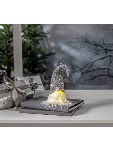 Decoledfiguur "Joylight" grijs - (H)32 x Ø 8 cm