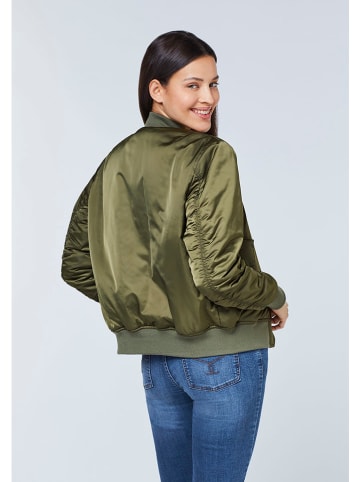 Wende-Blouson in Khaki/ Pink