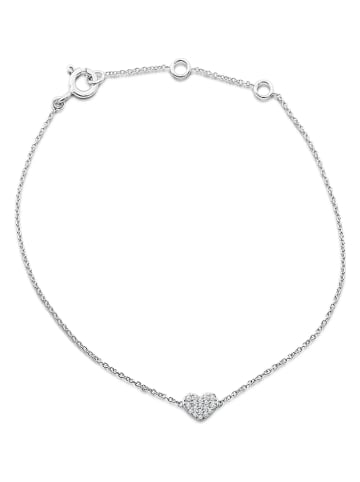 Witgouden armband met diamanten