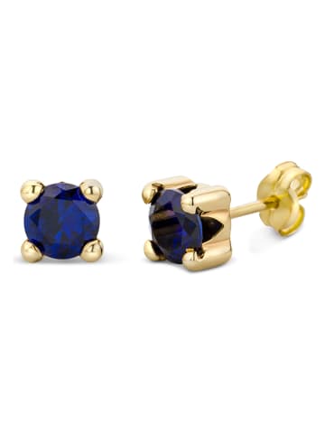 Gold-Ohrstecker mit Edelsteinen