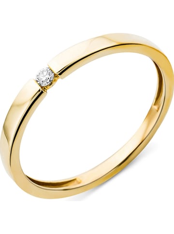 Gouden ring met diamant