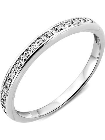 Witgouden ring met diamanten