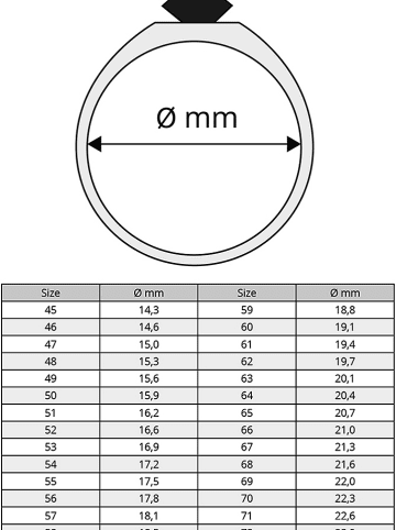 Weißgold-Ring mit Diamanten