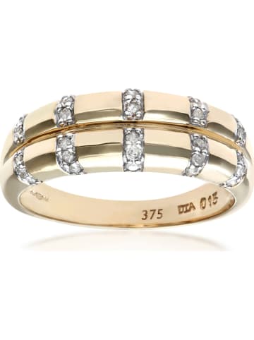Gouden ring met diamanten