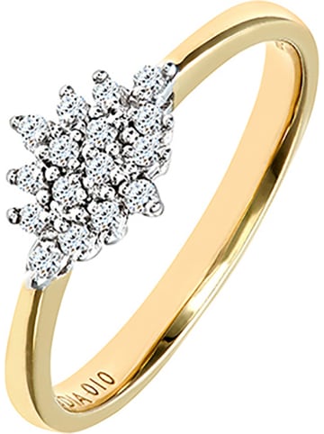 Gold-Ring mit Diamanten