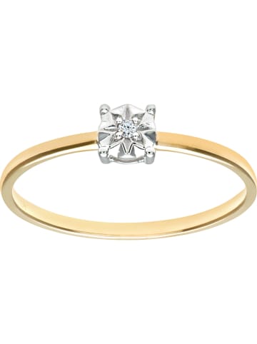 Gouden ring met diamant