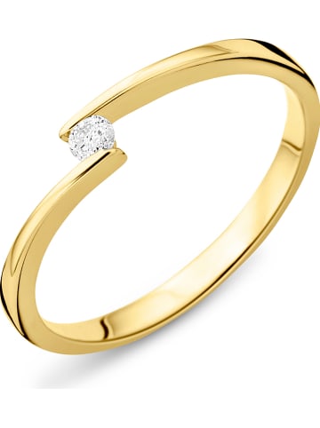 Gouden ring met diamant