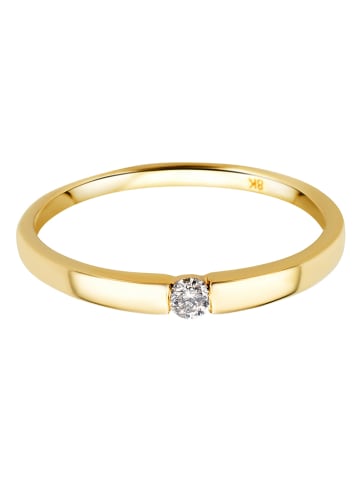 Gouden ring met diamant