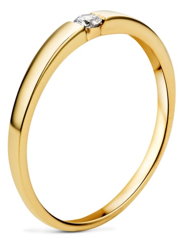 Gouden ring met diamant