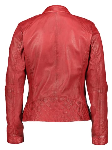 Leren jas rood