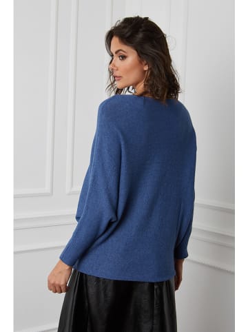 Sweter "Dragor" w kolorze niebieskim