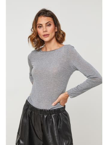 Longsleeve "Emeraude" in Grau
