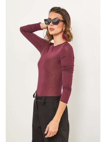 Longsleeve "Emeraude" paars