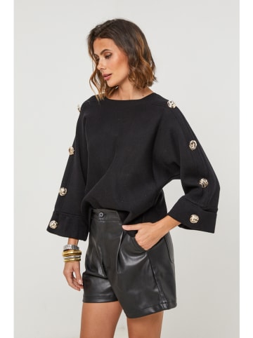 Sweter "Mirage" w kolorze czarnym