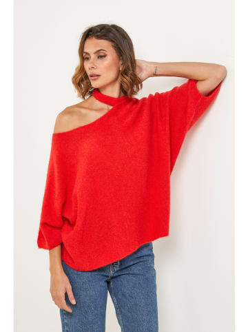 Pullover "Velvet" in Rot