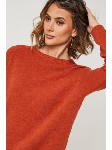 Sweter "Vesuve" w kolorze pomarańczowym