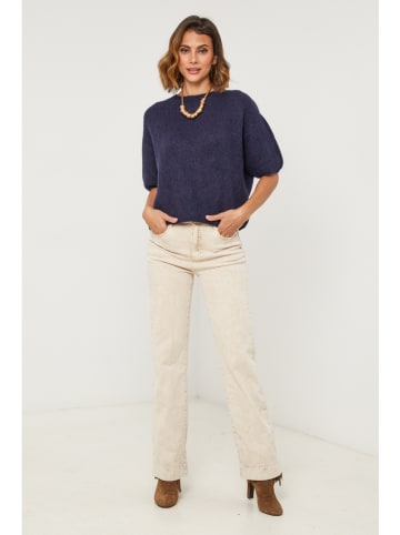 Sweter "Willow" w kolorze granatowym