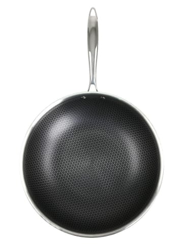 Wok "Hera" w kolorze srebrnym - Ø 32 cm
