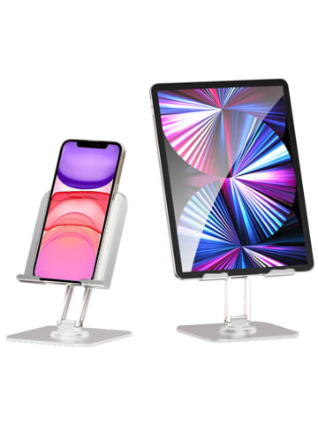 Tablethalter in Silber
