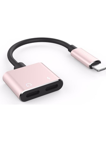 Adapter lightning w kolorze różowozłotym