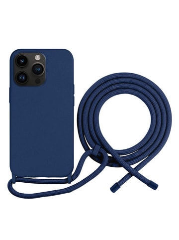 Etui w kolorze granatowym ze sznurkiem do iPhone 12/12 PRO