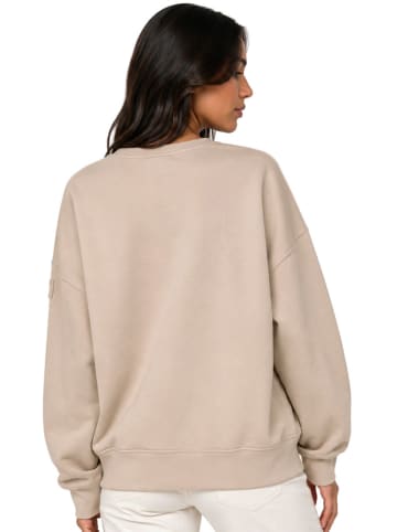 Sweatshirt "Felicale" in Beige