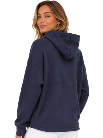 Sweatjacke "Florale" in Dunkelblau