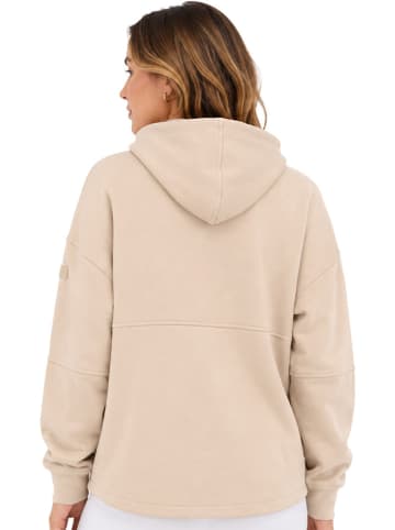 Sweatjacke "Florale" in Beige