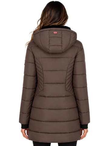 Parka "Bee" w kolorze brązowym
