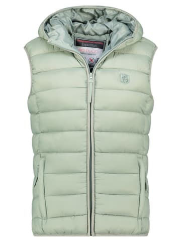 Doorgestikte bodywarmer "Vatikotal" mintgroen