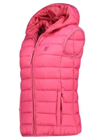 Doorgestikte bodywarmer "Vatikotal" roze