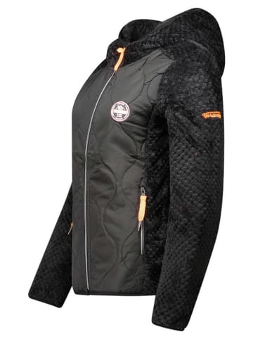 Fleecejacke "Torsade" in Schwarz