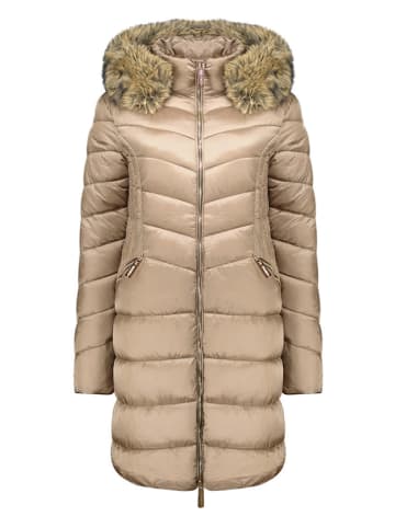 Steppmantel "Bololita" in Taupe