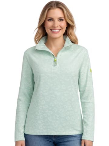 Fleece trui "Uminie" mintgroen