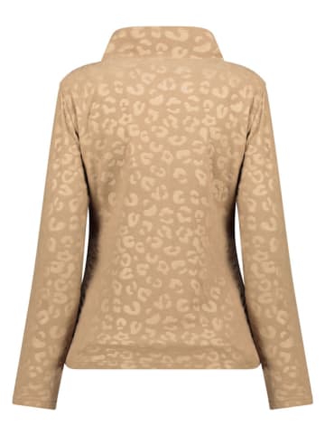 Fleece trui beige