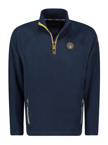 Fleece trui donkerblauw