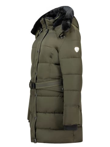 Wintermantel "Bettino" in Khaki