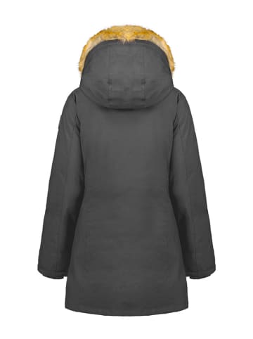Parka "Dinasty" w kolorze ciemnoszarym