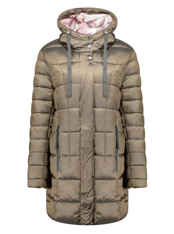 Płaszcz pikowany "Bulli" w kolorze khaki