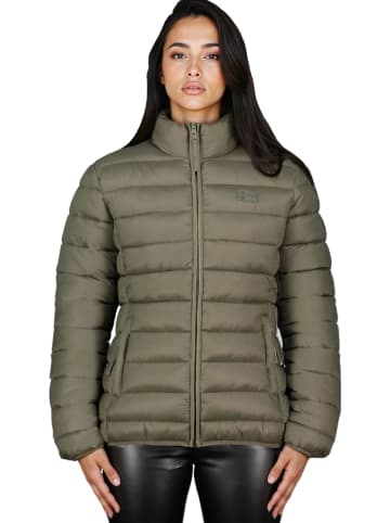 Kurtka pikowana "Atichoko" w kolorze khaki